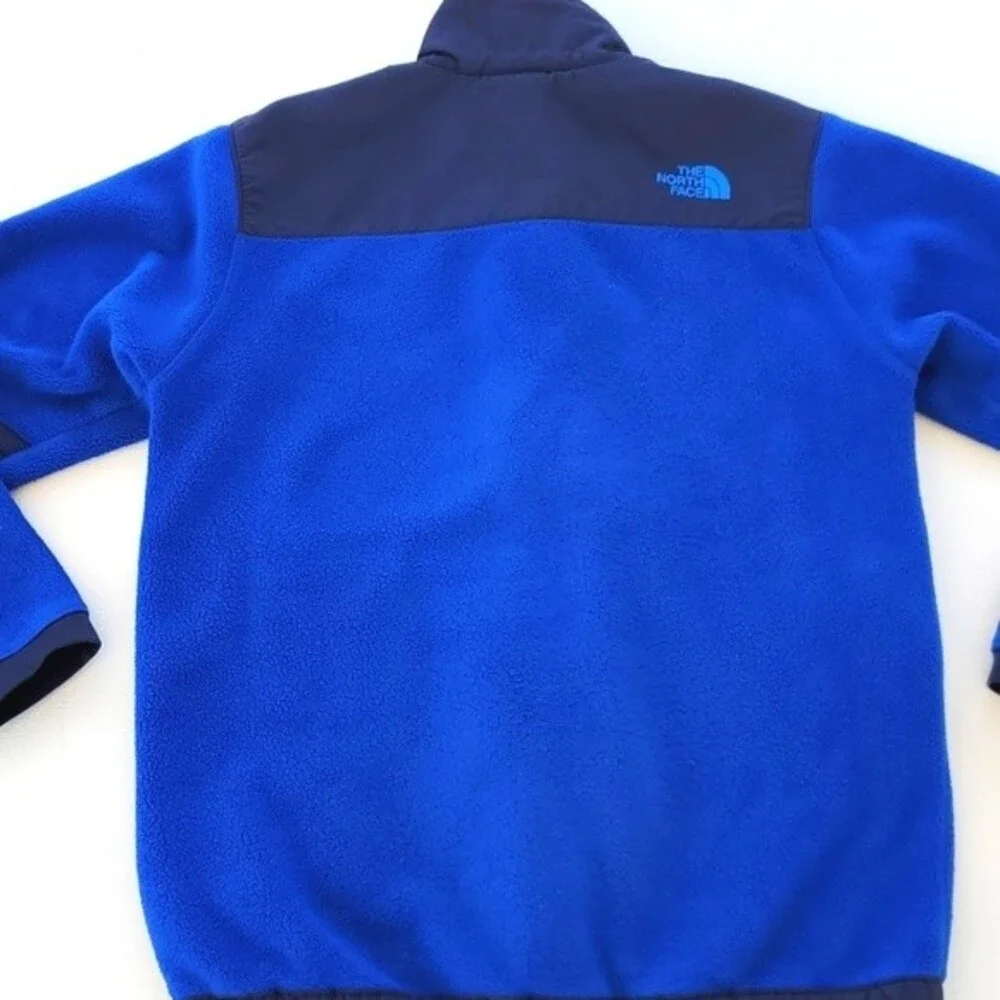 THE NORTH FACE DENALI FLEECE JACKET KIDS/BOYS SIZE XL 18/20 ROYAL NAVY B…